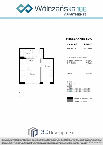 Mieszkanie 2M50A